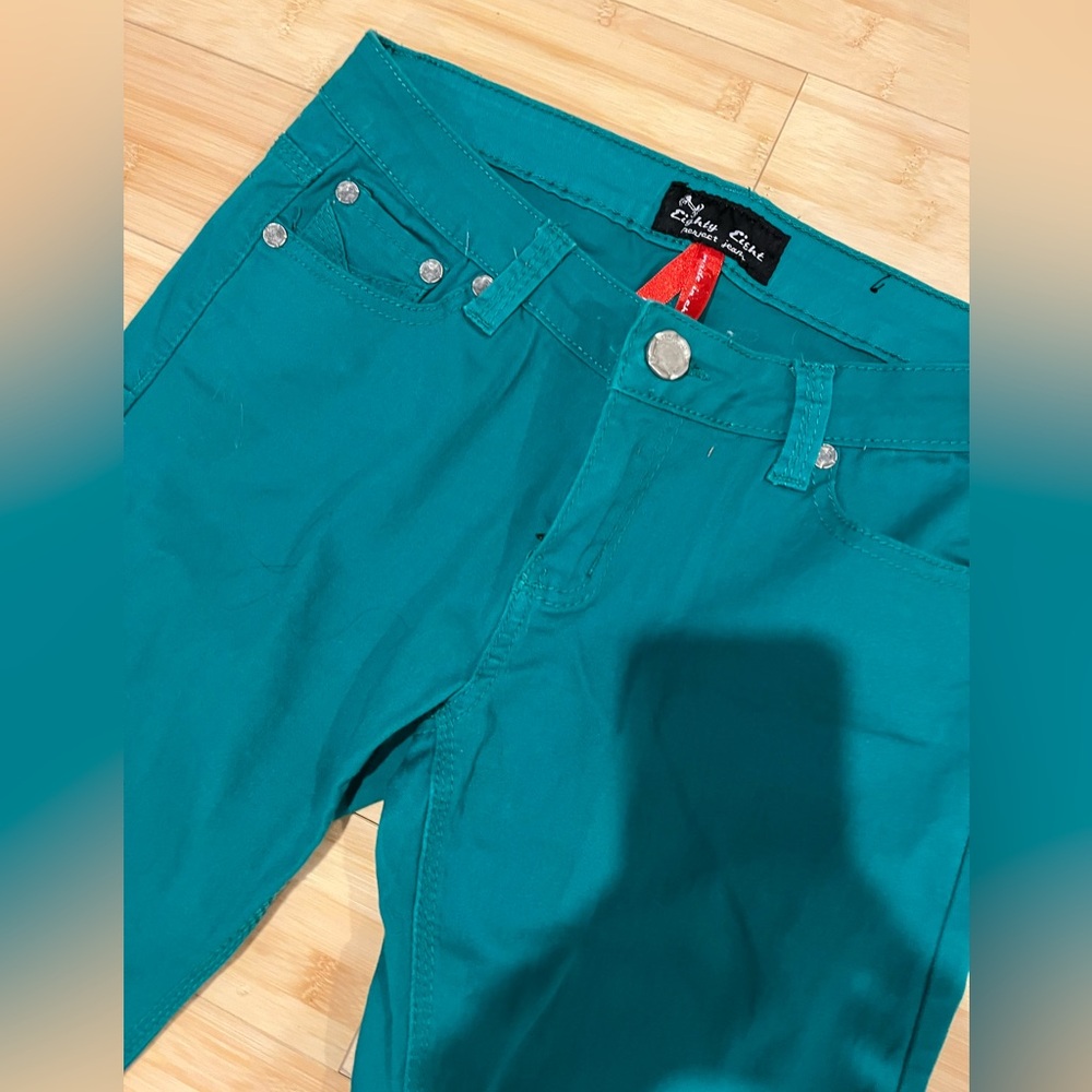 Green stretchy Jeans